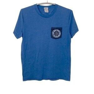 ABERCROMBIE & FITCH | Men’s A&F 720 5TH AVE NEW YORK CITY Blue Shirt Size Medium